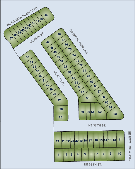 Site Plan Royal View Townhomes
